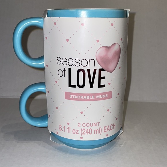 “Sweeter” + “Sweetest” stackable mugs (Set of 2). NIB - Picture 2 of 3